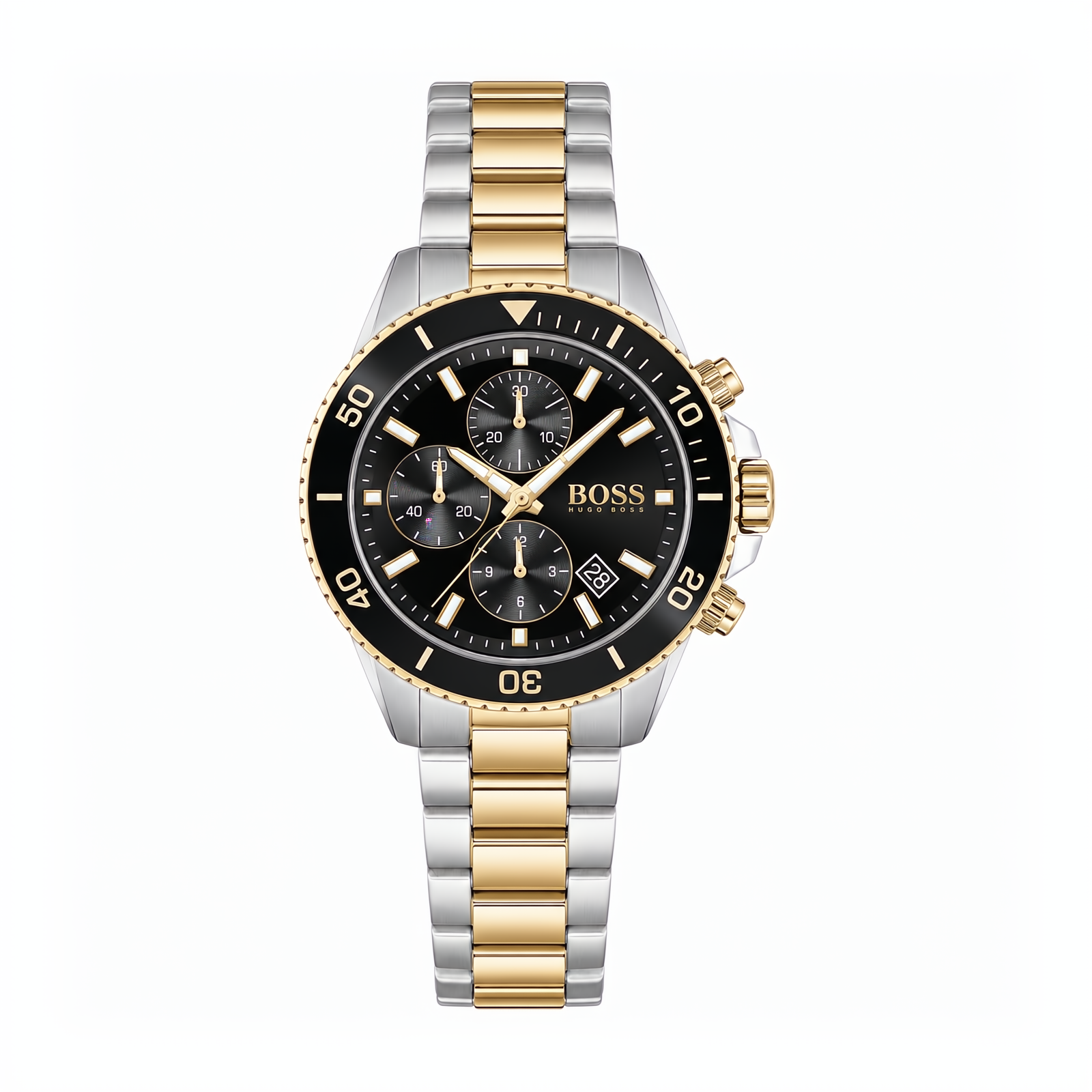 Hugo Boss Admiral 1513908 Two-Tone Chronograph Watch – 1513908