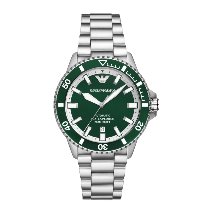 Emporio Armani Sea Explorer Automatic watch - Green