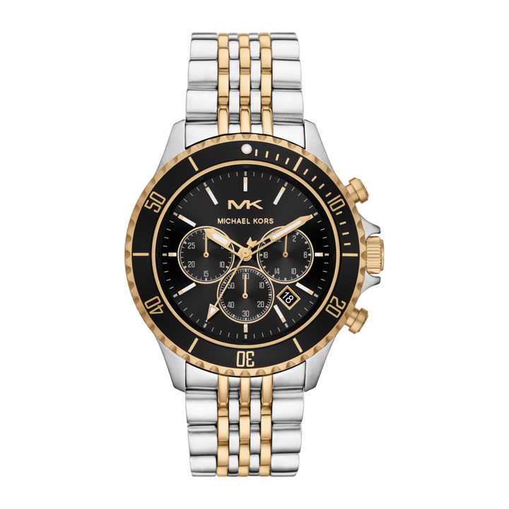 Michael Kors Bayville - 2 Tone Black/gold/steel