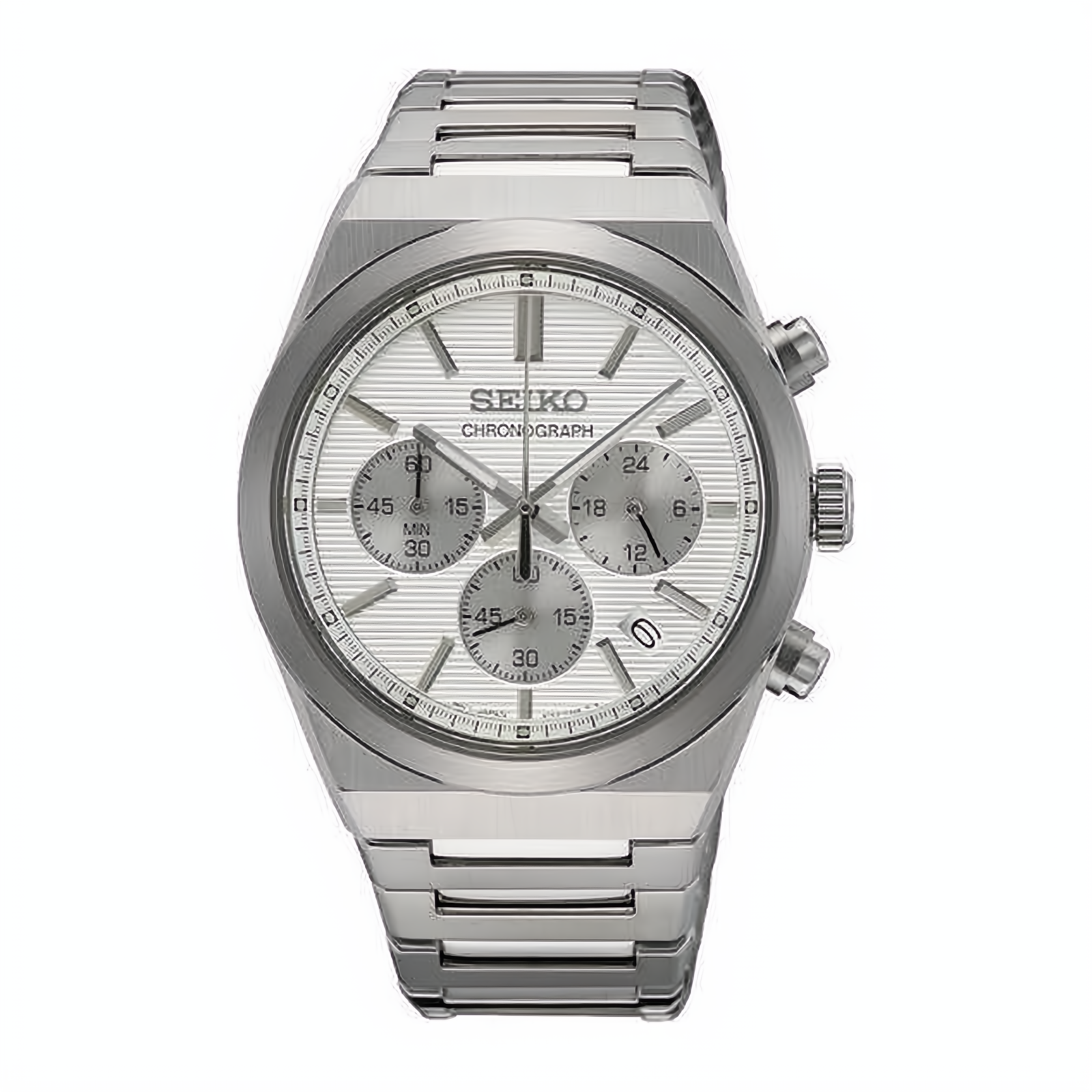 Seiko Conceptual Silver Quartz Chronograph Watch – SSB451P1