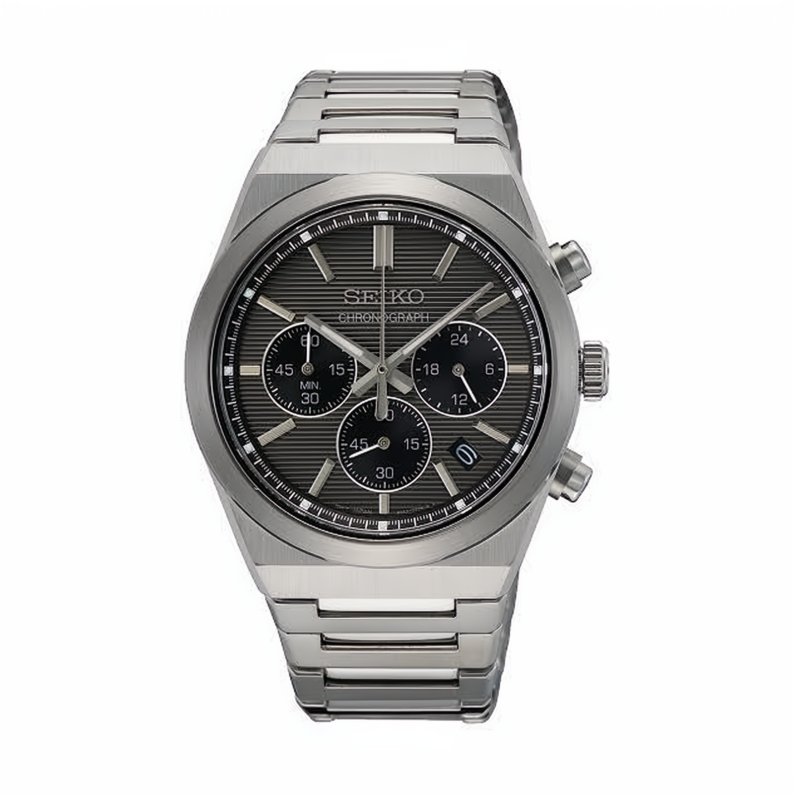 Seiko Conceptual Grey Quartz Chronograph Watch – SSB455P1