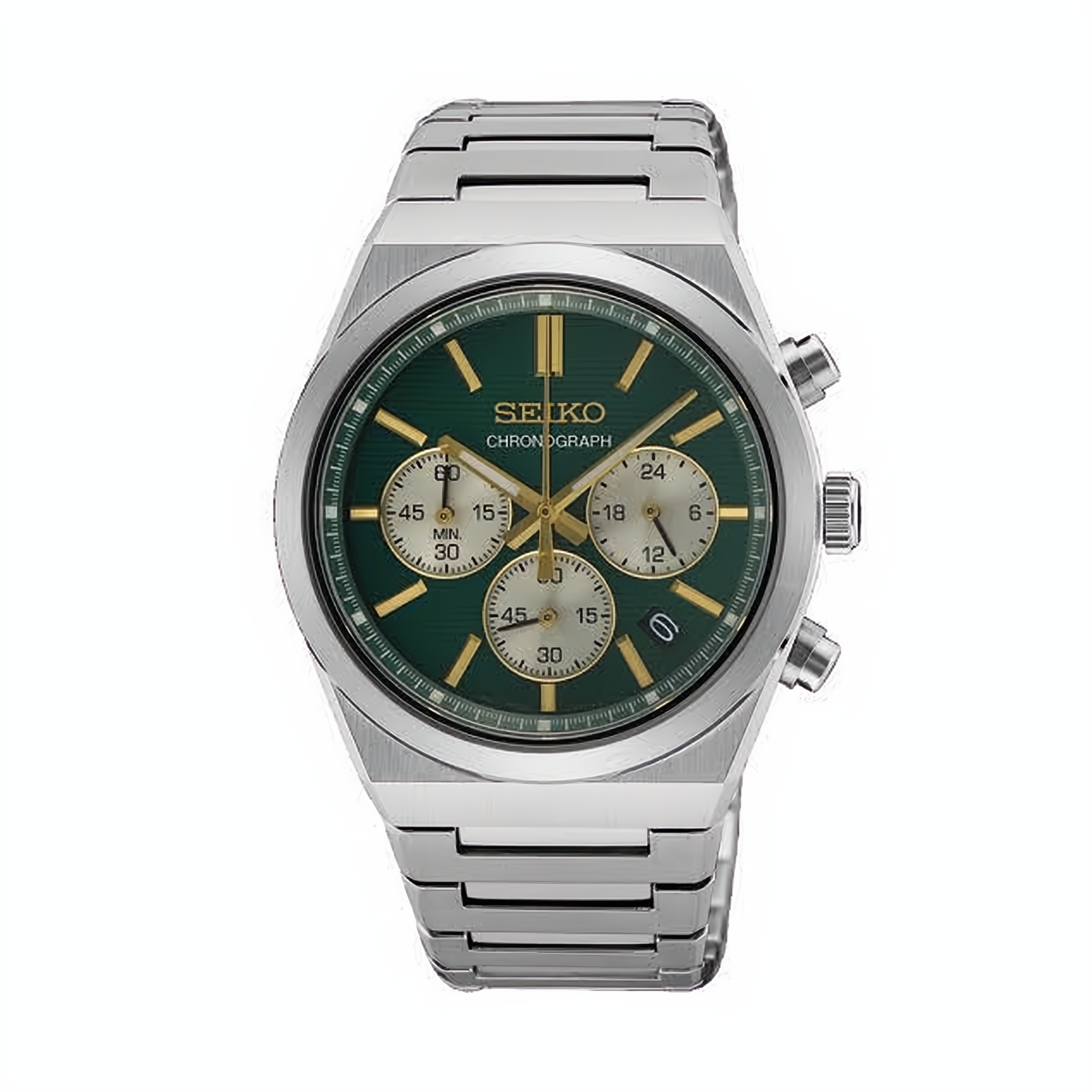Seiko Conceptual Green Quartz Chronograph Watch – SSB461P1