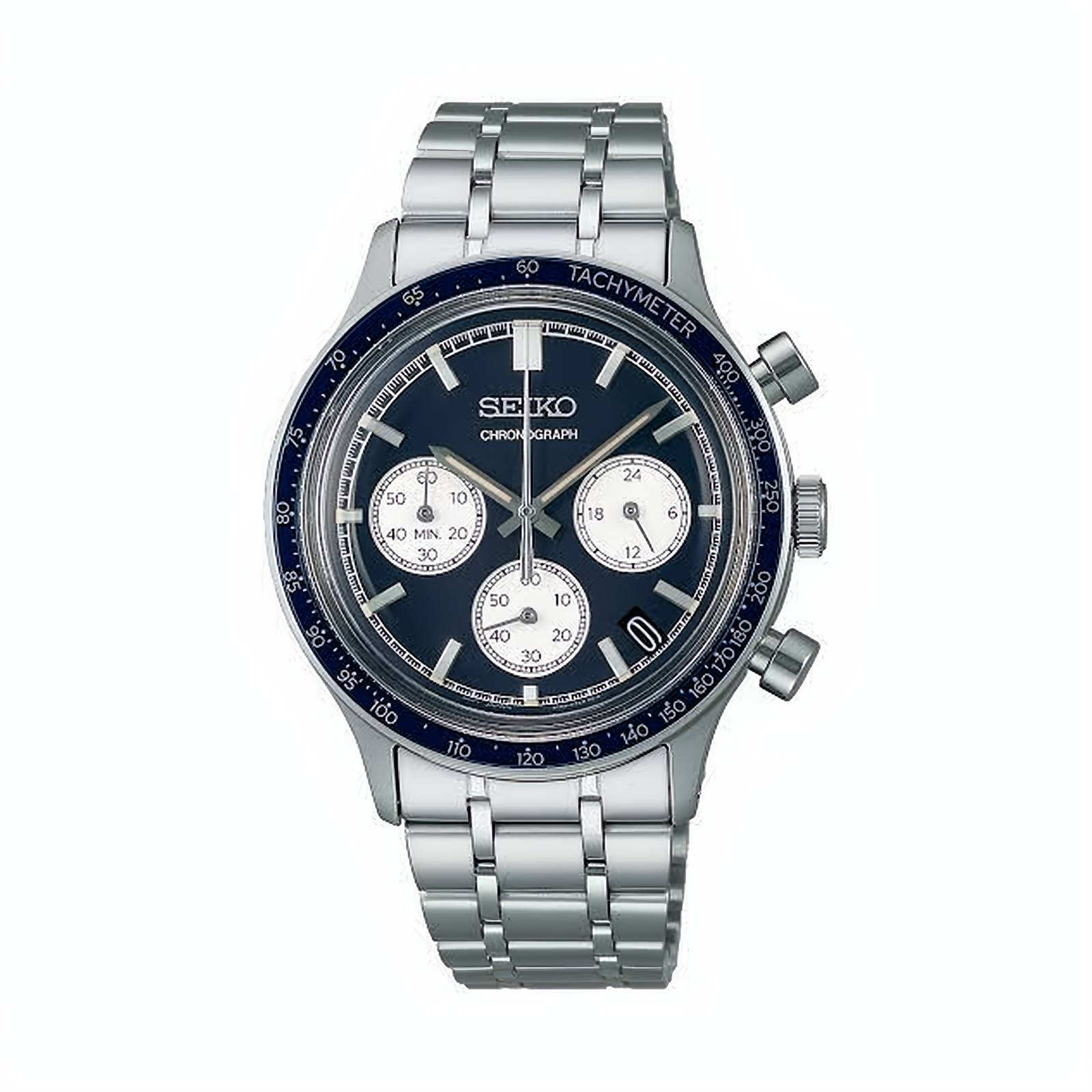 Seiko Conceptual Racing Blue Quartz Chronograph Watch – SSB477P1